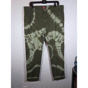 Levi's XX Men's Chino Standard Taper Pants Size 36x30 Regular Fit Green Tie Dye